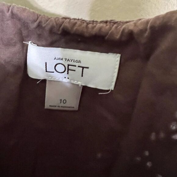 Loft size 10 brown dress - Picture 2 of 3